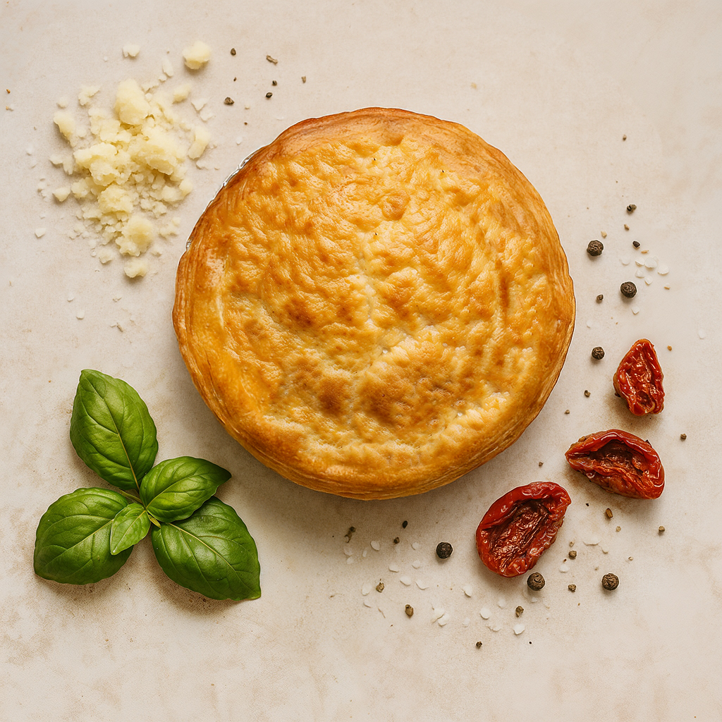 Chicken, Sun-Dried Tomato & Creamy Parmesan Pie