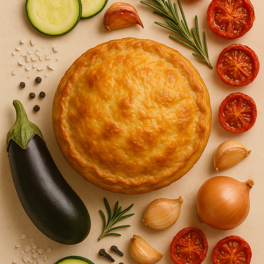 Herb Roasted Rustic Veggie Pie